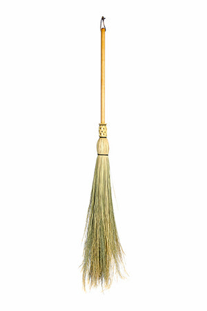 Granville Island Broom Co traditional round mini broom untrimmed brush