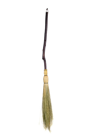 Granville Island Broom Co Traditional Round Rustic Birch Broom. Popular as a witches style broom